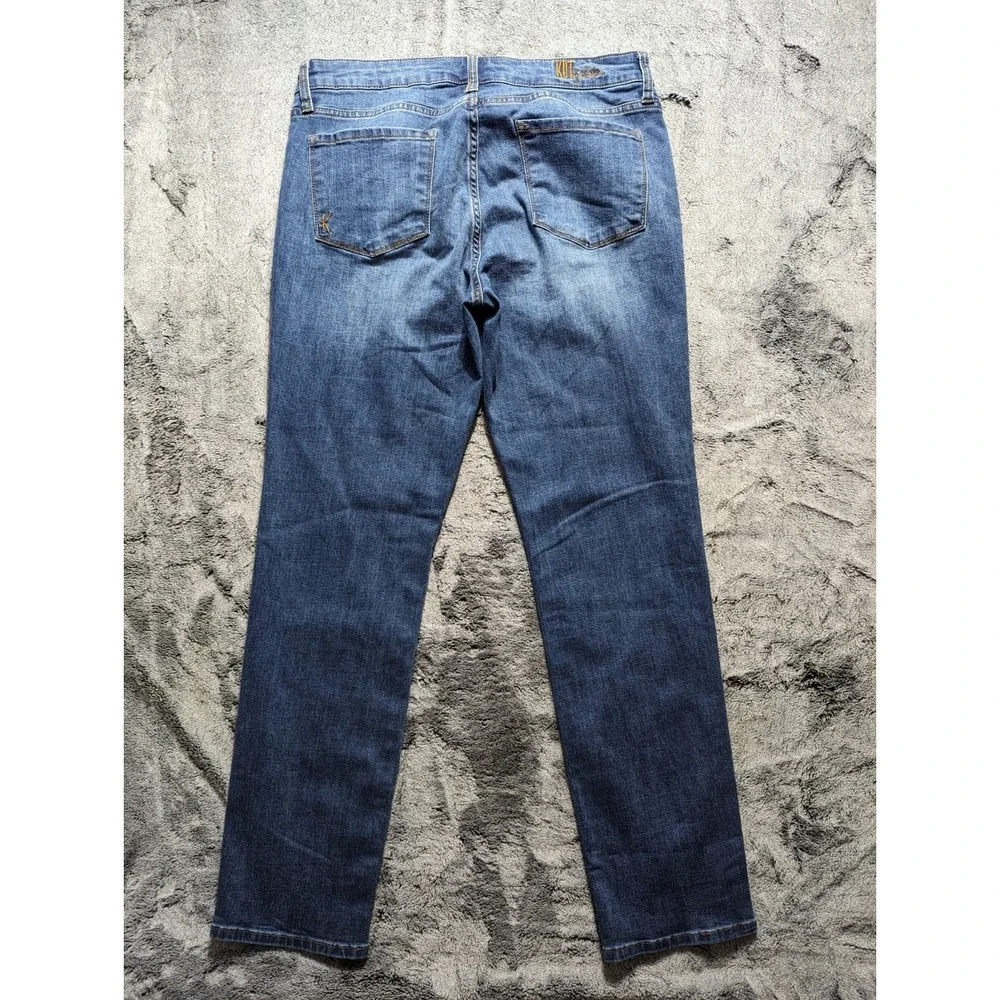 Kut from the Kloth Straight Leg Jeans - Medium Blue Wash - Picture 12 of 14